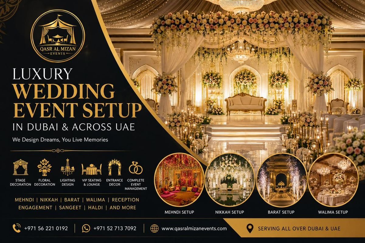 Luxury Wedding Event Setup in Dubai — The Complete 2026 Guide